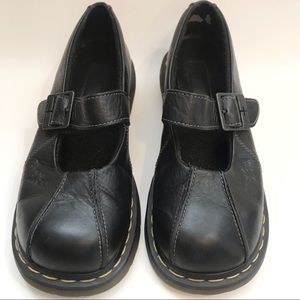 Dr Martens tooled leather flower Mary Jane’s